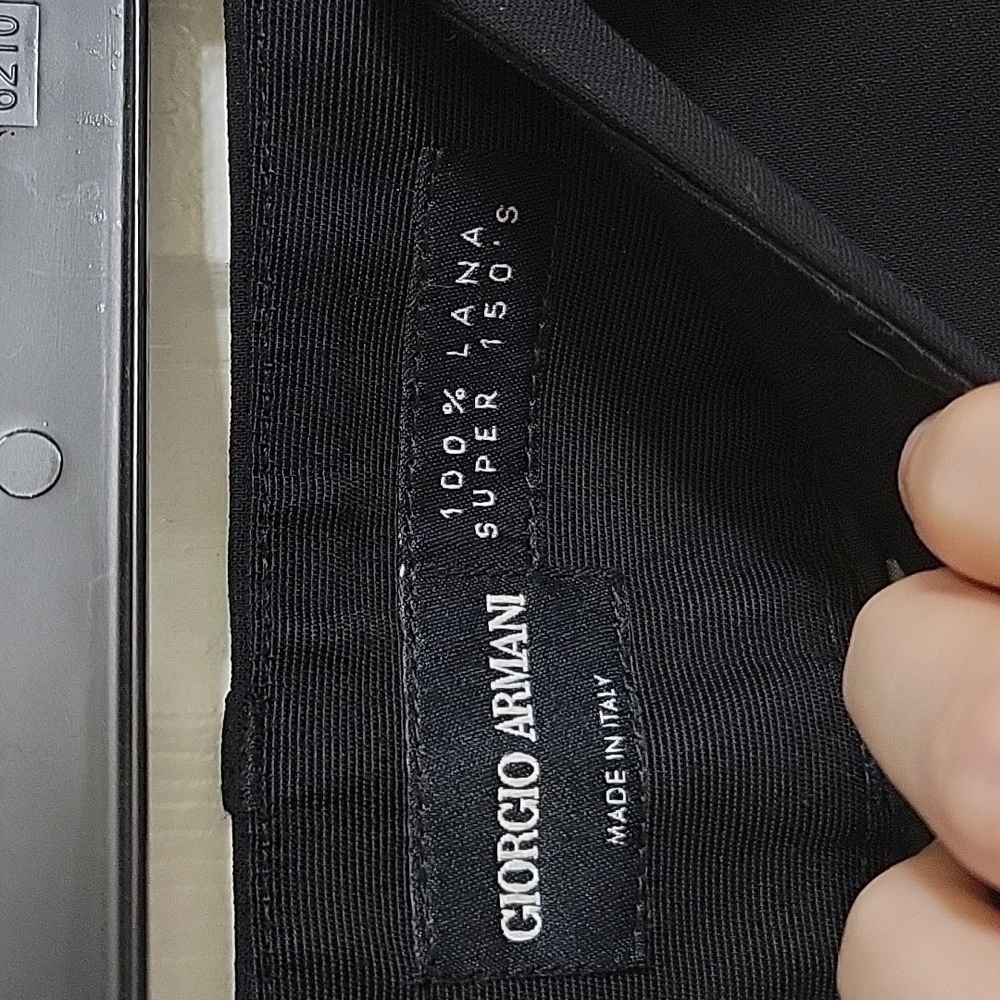 Giorgio Armani 100% Lana Wool Super 150 Trousers Size US 42 - Picture 3 of 6